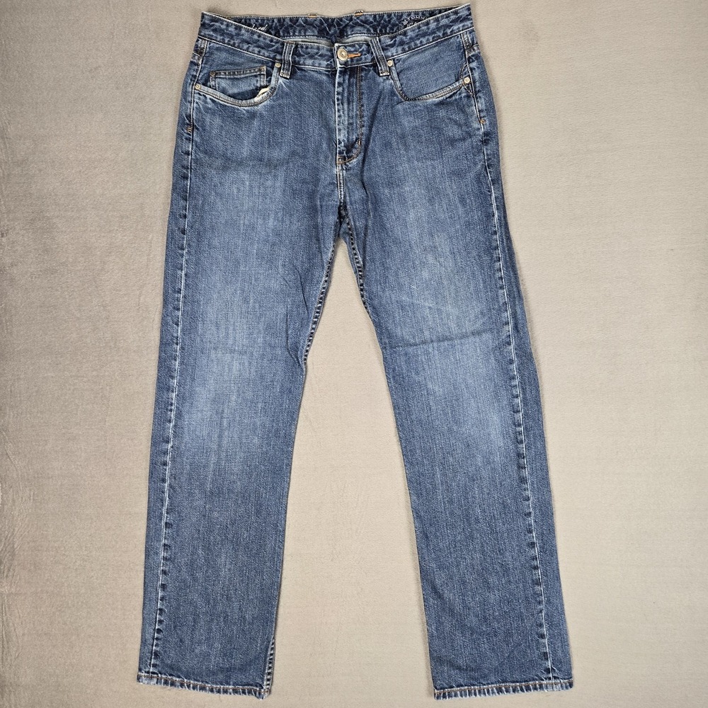 Tommy Bahama Jeans Mens 36x34 Standard Fit Blue Denim Medium Wash 100% Cotton